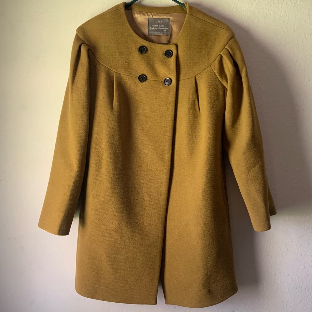 J. Crew Wool Blend Double Cloth coat Size 0